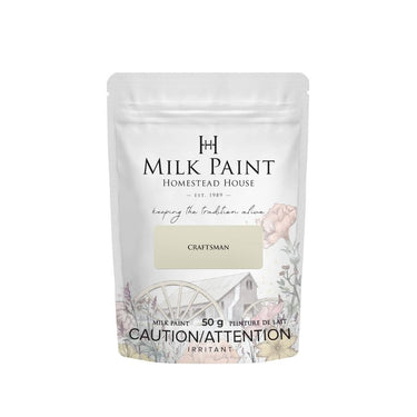 Maitomaali Homestead house milk paint. Maitomaali on aito kalkkimaali, se sisältää aitoa kalkkia, maidon kaseiinia sekä väripigmenttinä aitoa luonnon micajauhetta.