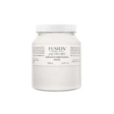 Smooth Embossing Paste | Fusion Mineral Paint | Kohokuviopasta – sileä pasta kohokuvioiden ja tekstuurien luomiseen kalusteisiin.