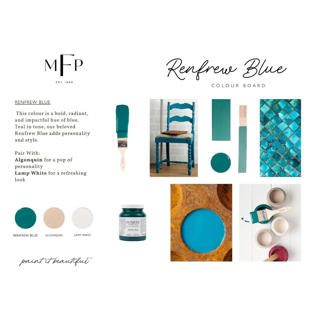 Renfrew Blue | Fusion™ Mineral Paint | Sinivihreä mineraalimaali