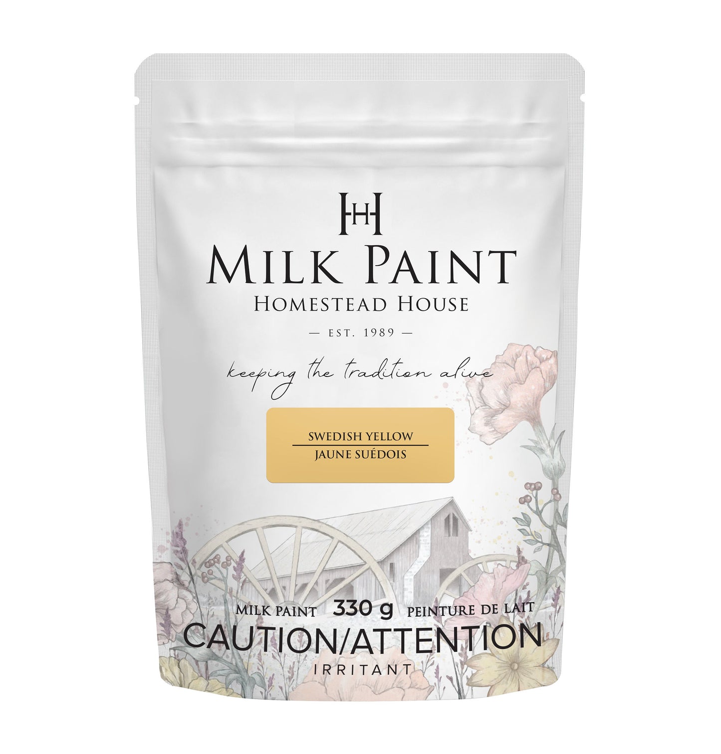 Swedish yellow | HH Milk Paint | Ruotsin keltainen maitomaali