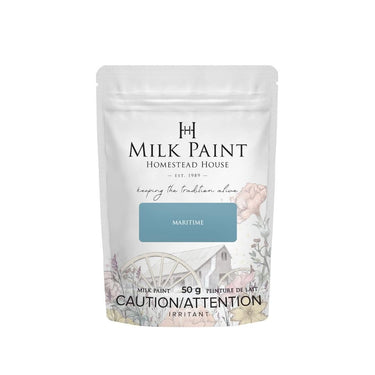 Maitomaali Homestead house milk paint. Maitomaali on aito kalkkimaali, se sisältää aitoa kalkkia, maidon kaseiinia sekä väripigmenttinä aitoa luonnon micajauhetta.