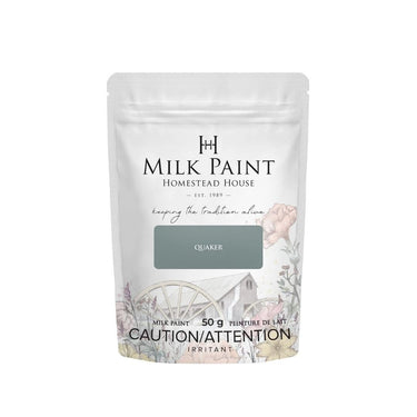 Maitomaali Homestead house milk paint. Maitomaali on aito kalkkimaali, se sisältää aitoa kalkkia, maidon kaseiinia sekä väripigmenttinä aitoa luonnon micajauhetta.
