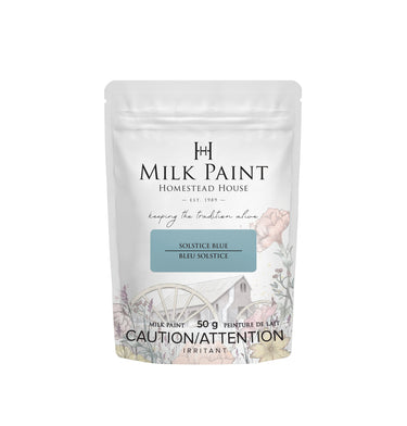 Maitomaali Homestead house milk paint. Maitomaali on aito kalkkimaali, se sisältää aitoa kalkkia, maidon kaseiinia sekä väripigmenttinä aitoa luonnon micajauhetta.