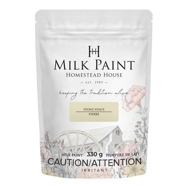 Maitomaali Homestead house milk paint. Maitomaali on aito kalkkimaali, se sisältää aitoa kalkkia, maidon kaseiinia sekä väripigmenttinä aitoa luonnon micajauhetta.