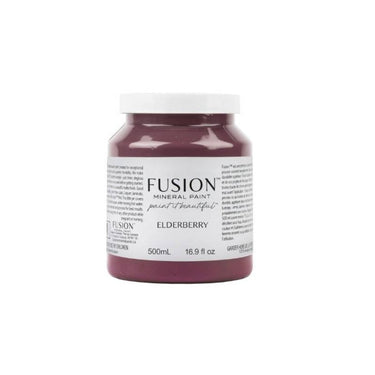 Elderberry – Kuninkaallisen näyttävää, tyylikästä purppuraa. Tämä violetinpunaiseen vivahtava sävy tuo kotiisi herkullisen, laskelmoidun tilkan tunnelmallisuutta. Fusion Mineral Paint on loistava valinta niin diy harrastajalle kuin ammattilaiselle. Entisöinti ja perinnemaalaus onnistuu myös Fusionilla. Sävyjä on yli 60. Fusion on myrkytön ja helppo mineraalimaali. Kalkkimaali ja huonekalumaali kalpenee tämän rinnalla!