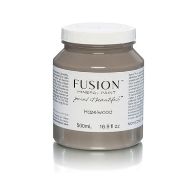Fusion™ Hazelwood lämmin tumma harmaa mineraalimaali huonekaluihin.