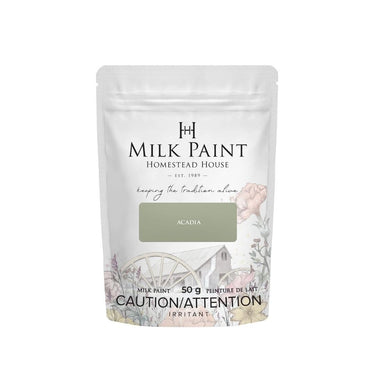 Maitomaali Homestead house milk paint. Maitomaali on aito kalkkimaali, se sisältää aitoa kalkkia, maidon kaseiinia sekä väripigmenttinä aitoa luonnon micajauhetta. 