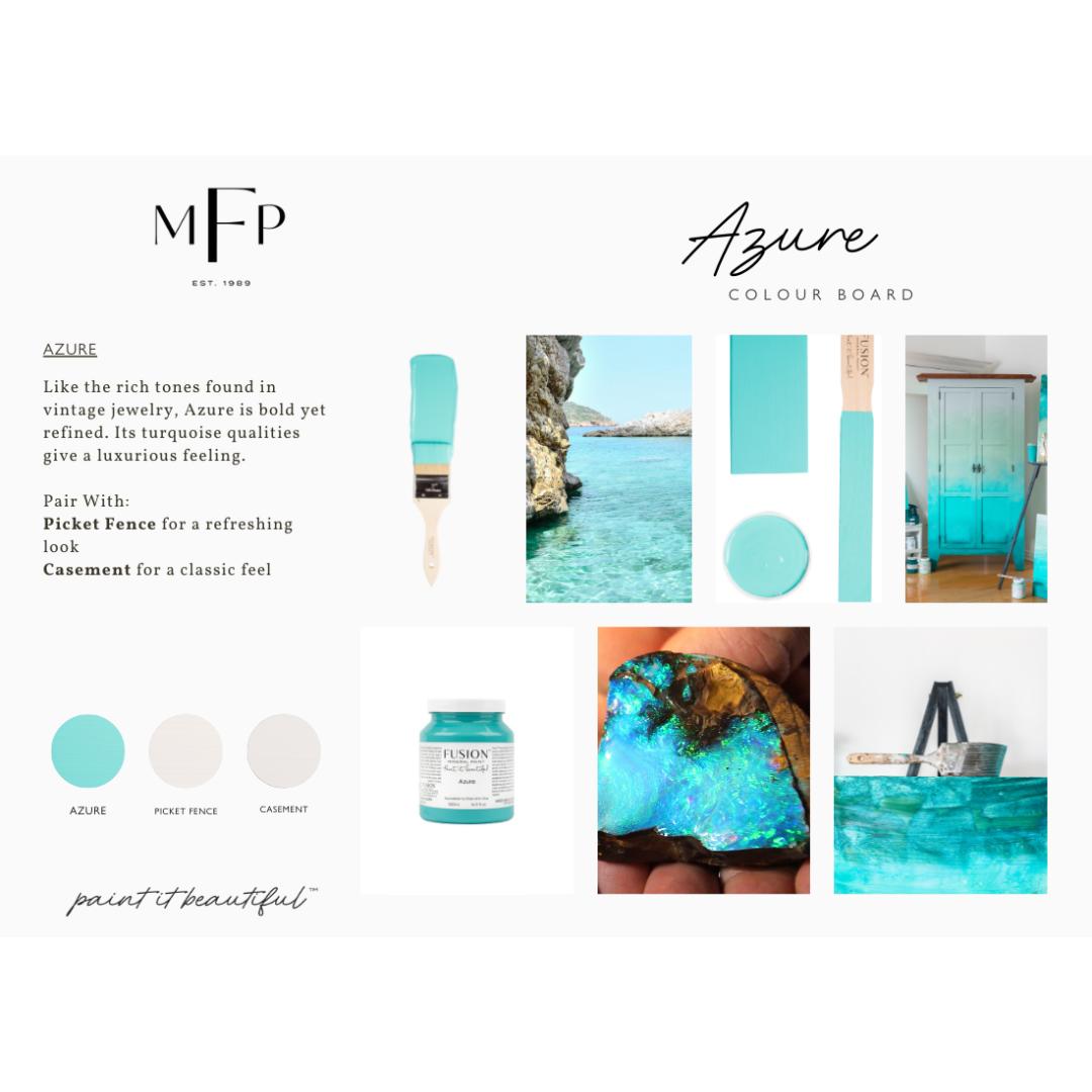 Azure | Fusion™ Mineral Paint | Kirkas turkoosi mineraalimaali