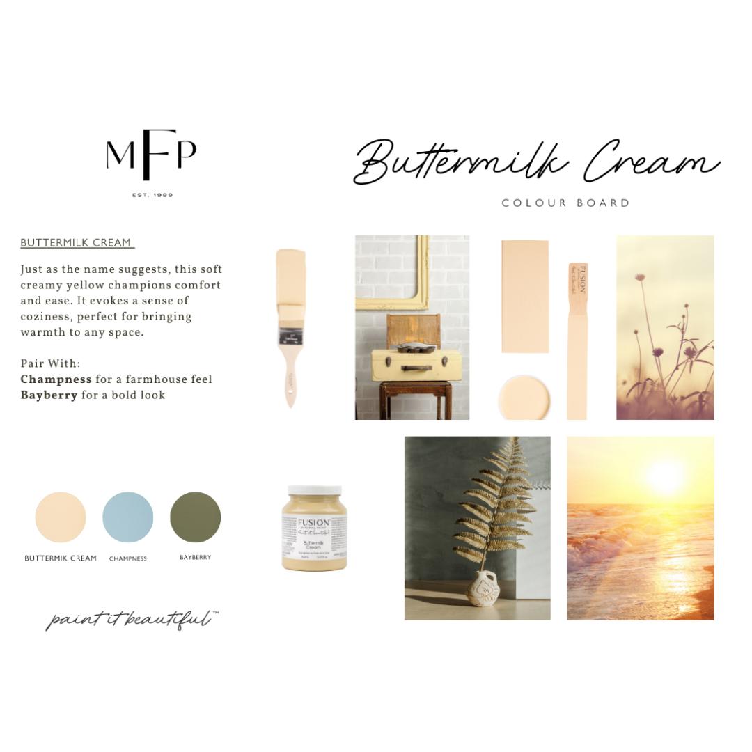 Buttermilk Cream | Fusion™ Mineral Paint | Keltainen mineraalimaali