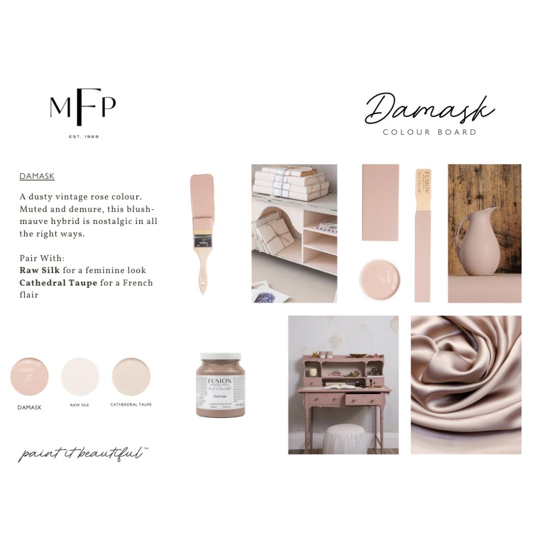 Damask | Fusion™ Mineral Paint | Vaaleanpunainen mineraalimaali