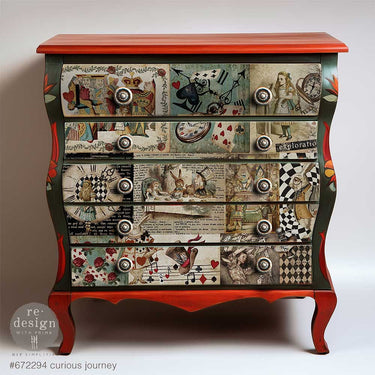 Decoupage paperi | Curious Journey | ReDesign with Prima