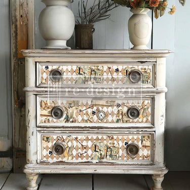 Decoupage paperi | Mad Hatter's Muse | ReDesign with Prima