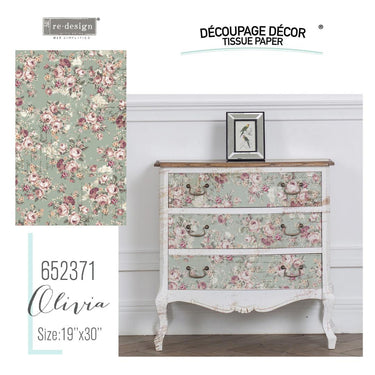 Decoupage paperi | Olivia | ReDesign with Prima