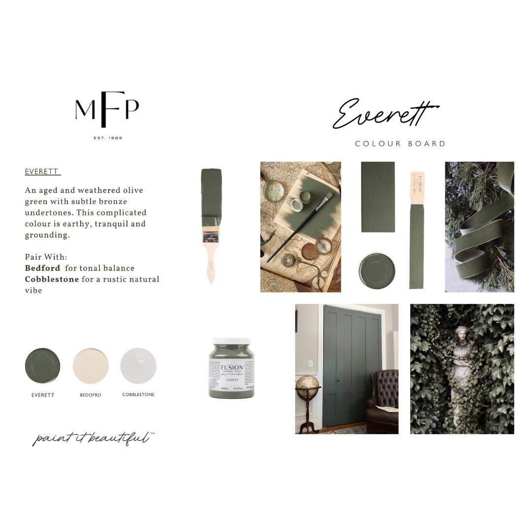Everett | Fusion™ Mineral Paint | Tumma vihreä mineraalimaali