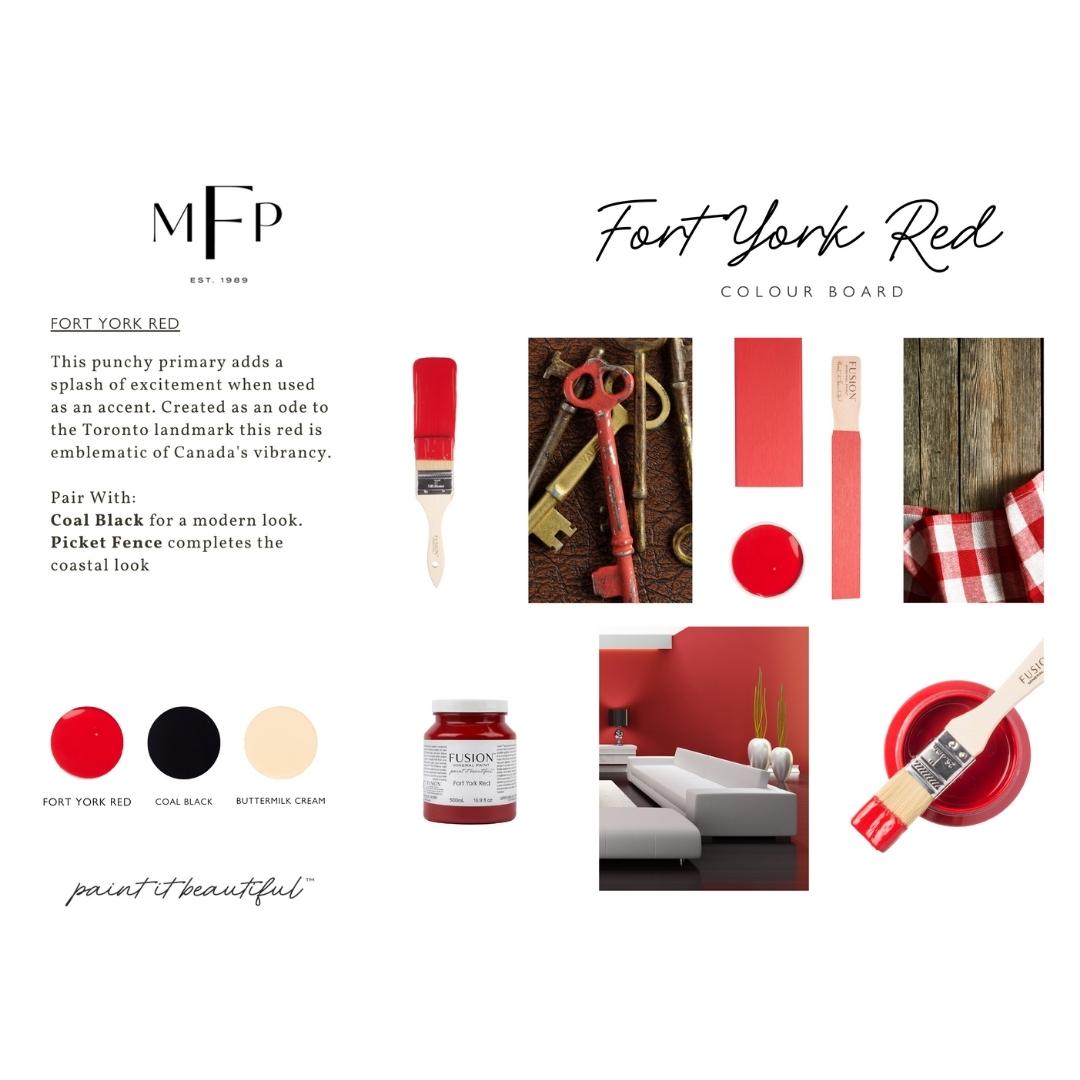 Fort York Red | Fusion™ Mineral Paint | Punainen mineraalimaali