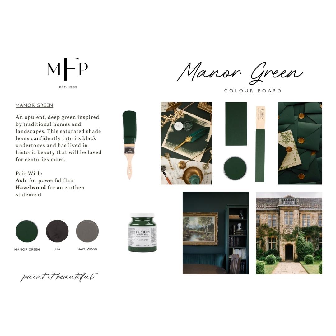 Manor Green | Fusion™ Mineral Paint | Tumma vihreä mineraalimaali