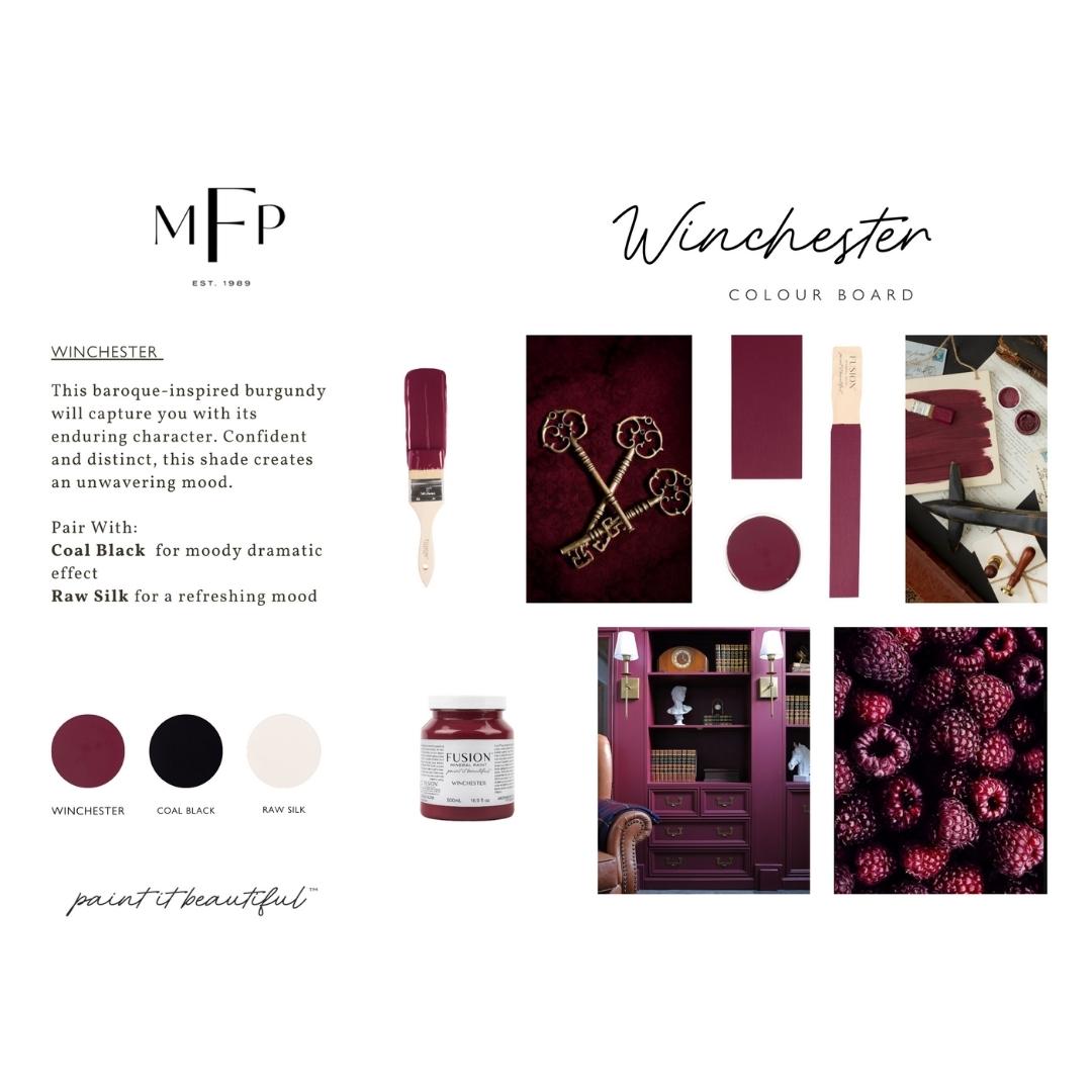 Winchester | Fusion™ Mineral Paint | Tumma punainen mineraalimaali