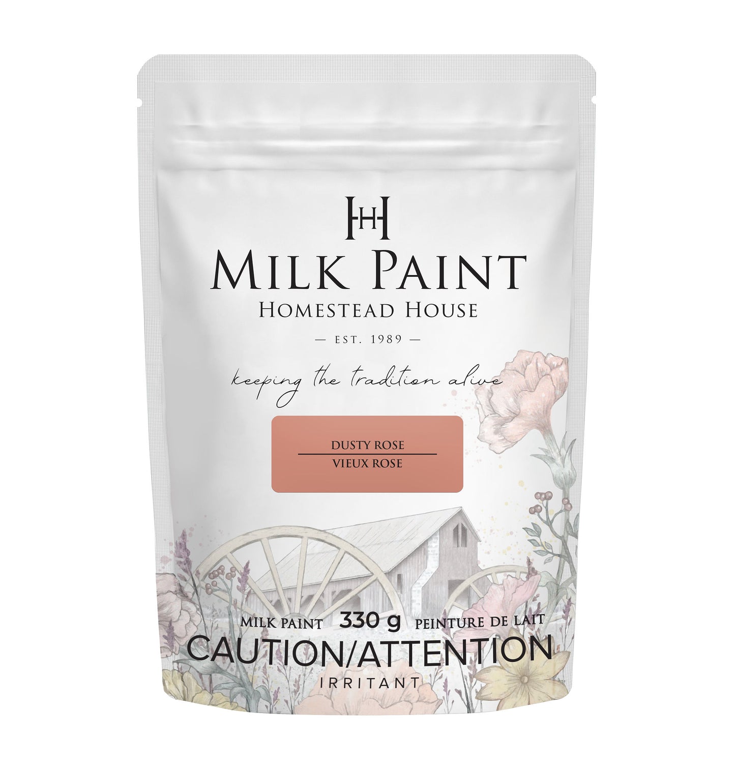 Dusty Rose | HH Milk Paint |  Vintage pinkki maitomaali