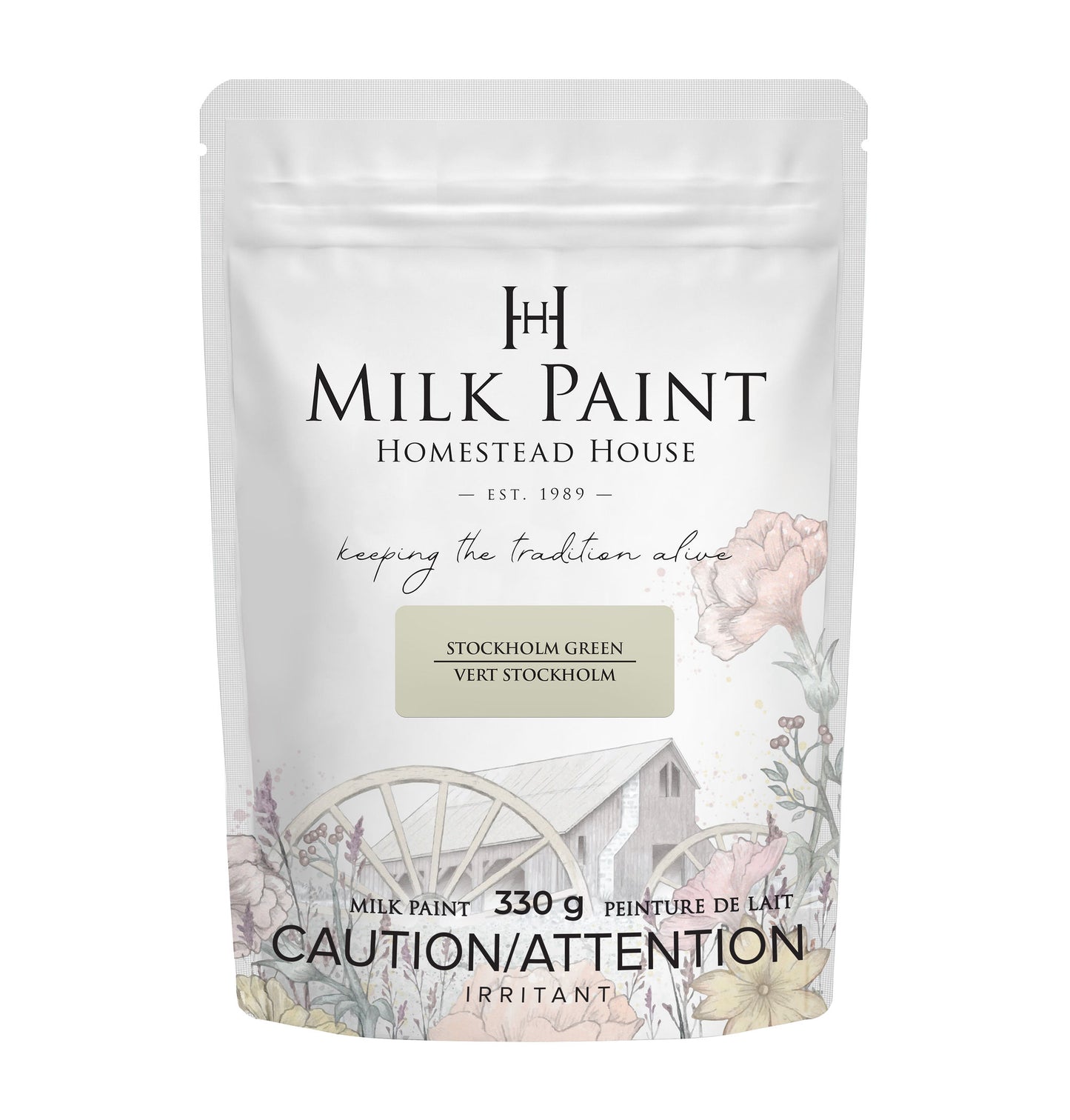 Stockholm Green | HH Milk Paint | Vihreä maitomaali