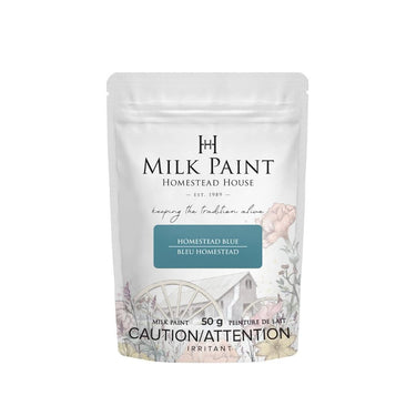 Maitomaali Homestead house milk paint. Maitomaali on aito kalkkimaali, se sisältää aitoa kalkkia, maidon kaseiinia sekä väripigmenttinä aitoa luonnon micajauhetta. 