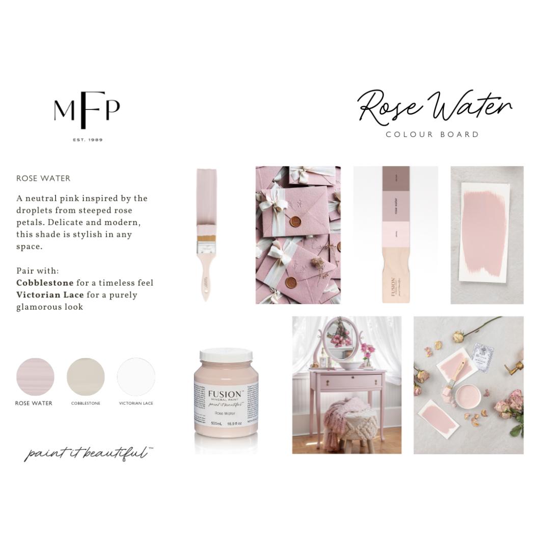 Rose Water | Fusion™ Mineral Paint | Vaaleanpunainen mineraalimaali