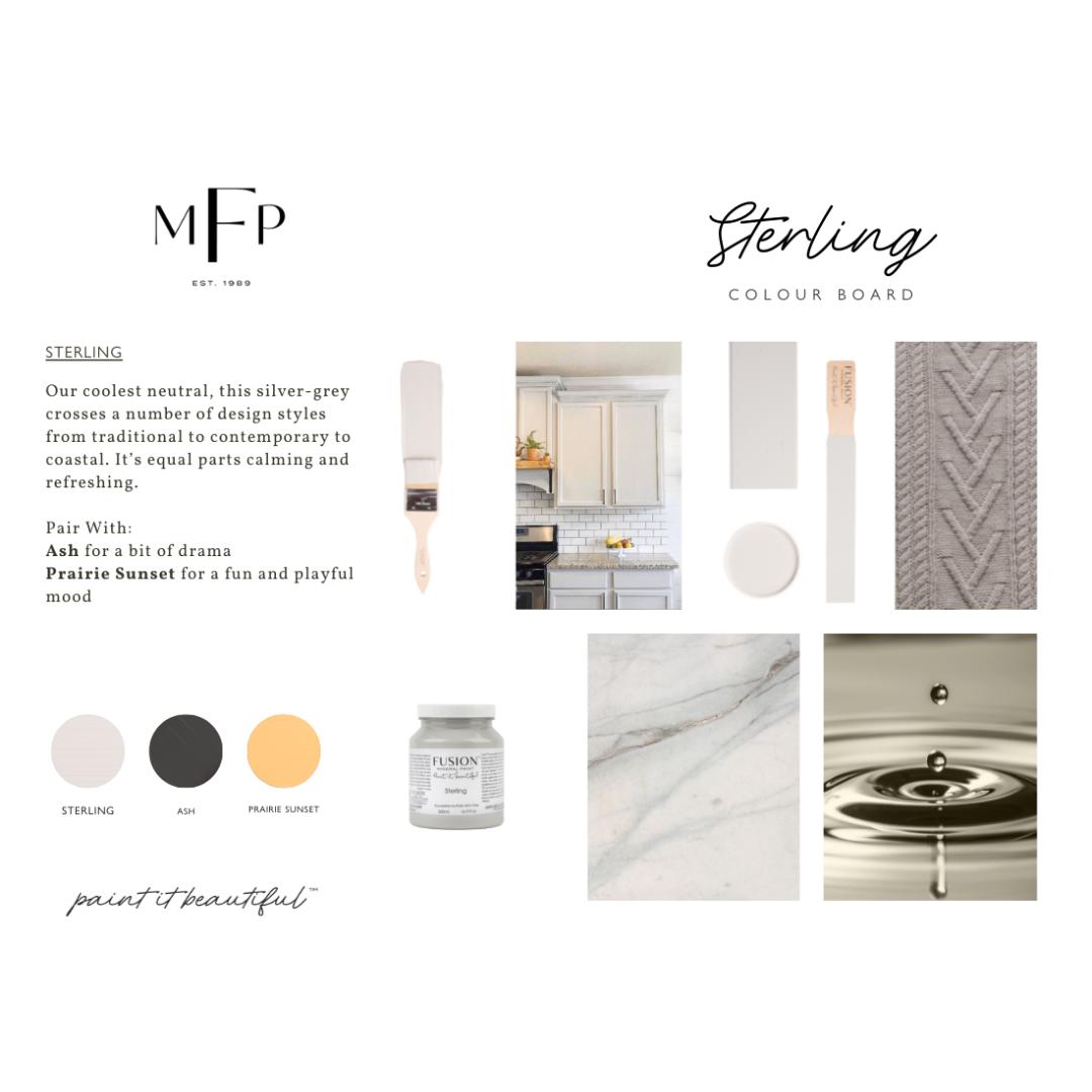 Sterling | Fusion™ Mineral Paint | Harmaa mineraalimaali