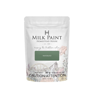 Maitomaali Homestead house milk paint. Maitomaali on aito kalkkimaali, se sisältää aitoa kalkkia, maidon kaseiinia sekä väripigmenttinä aitoa luonnon micajauhetta. 