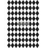 Upea Prima ReDesign -siirtokuva,  jossa mustalla pohjalla naisen siluetti ja kukkia. Siirtokuva kiinnittyy tasaiseen pintaan ilman liimoja! Helppoa! Kuvan koko 60 x 88 cm.